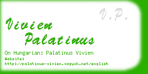 vivien palatinus business card